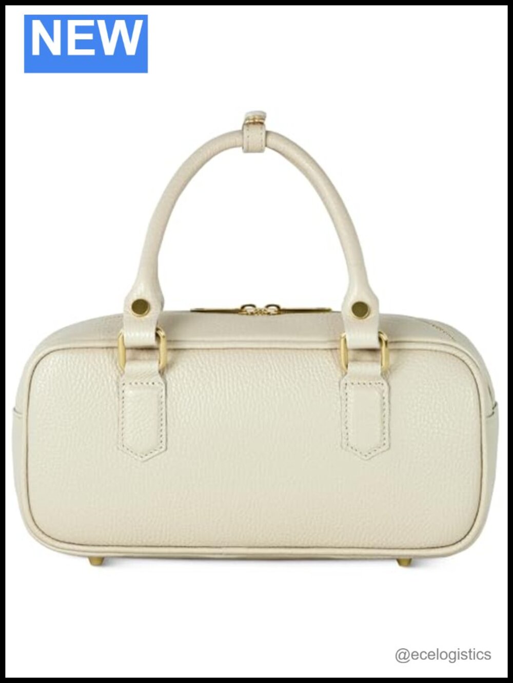Italian Full-Grain Calf Leather Top-Handle Crossbody Bag Structured Satchel